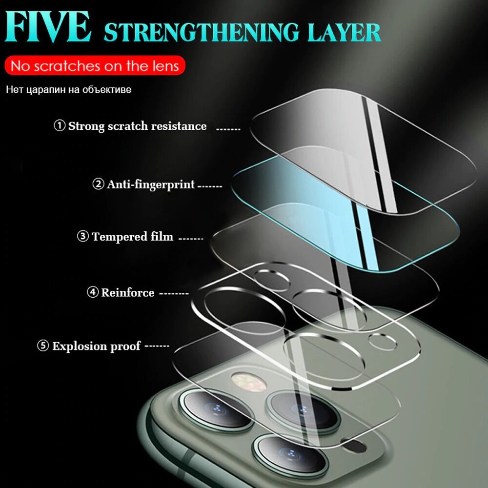1pc iPhone 12 Mini Camera Lens Glass Protector