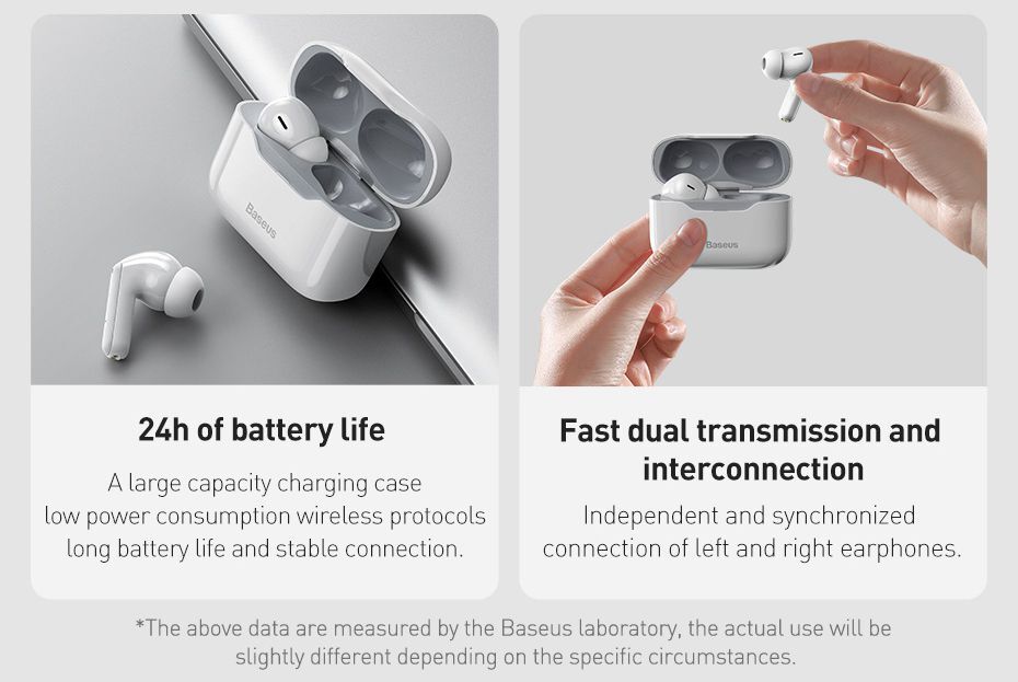 Baseus Active Noise Cancellation True Wireless Earphones Earbuds Pro - Image 3