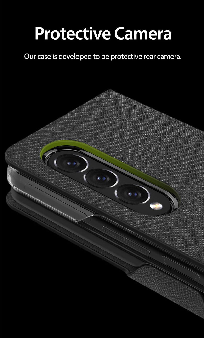 Araree Bonnet Dairy Case for Samsung Galaxy Z Fold 3 Cover - Image 2