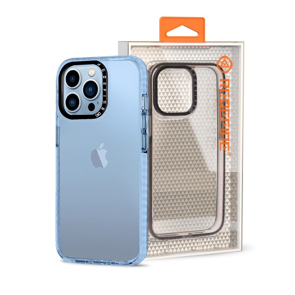 Redefine Candy Color Frame Shockproof Cover Case for iPhone 14 Pro - Black